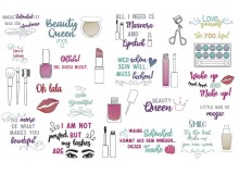 Stickserie - Make up